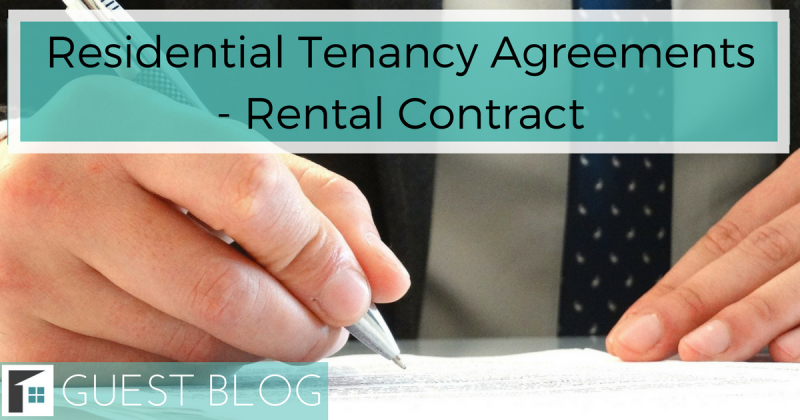 residential tenancy agreements rental contract